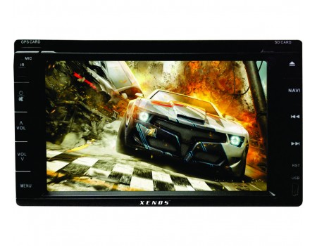 Xenos ORCA A 2 Din DVD Player with Navigation, black